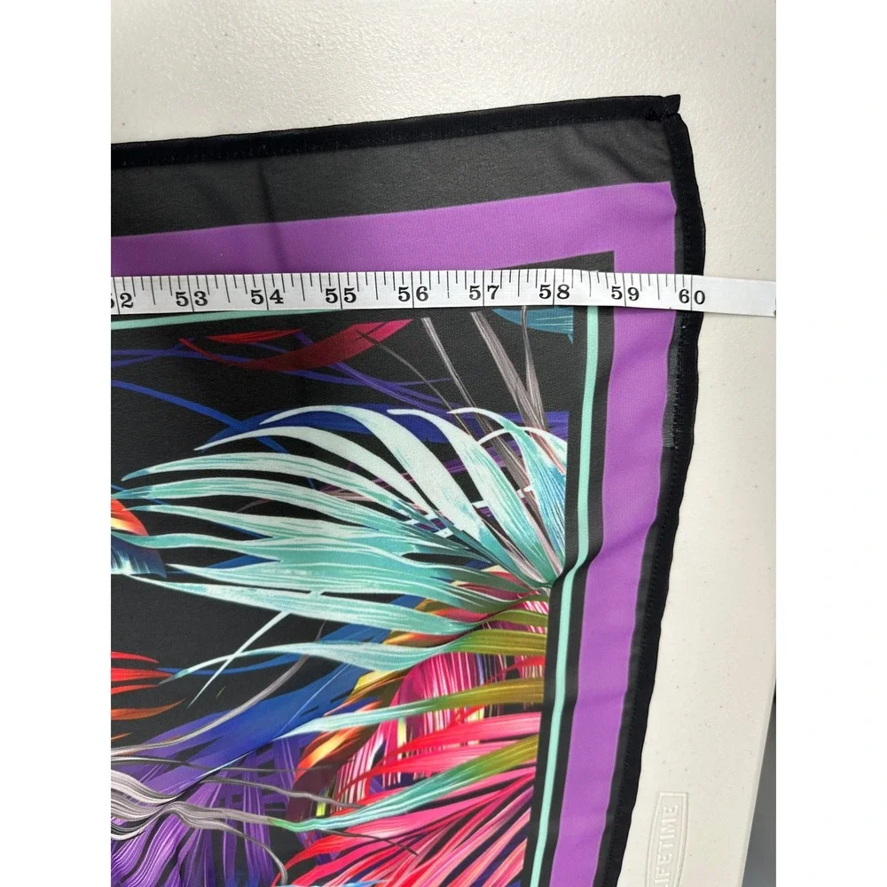 Miraclesuit Swim Cover Up Sarong Scarf‎ Womens One Size Palm print Tropical